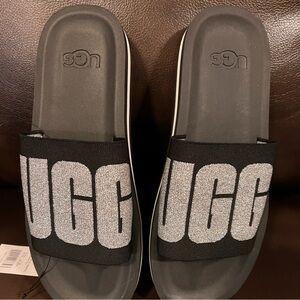 Black Ugg womens sandals size 9